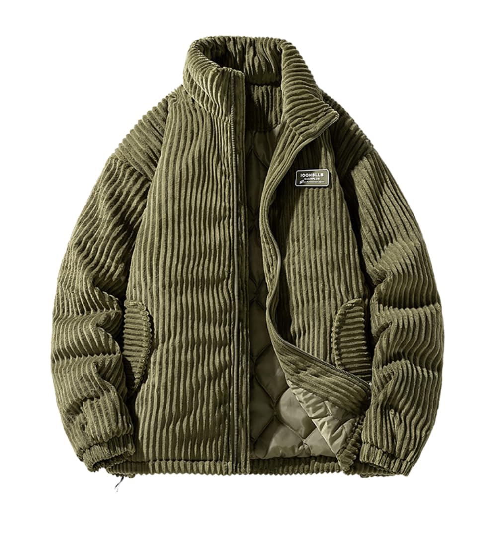 

Зимний вельветовый большой холодный для поездок на работу или простой моды [Poperdision] Пальто, мужская одежда, куртка, размер, свободный, простой, с наполнителем, плотный,