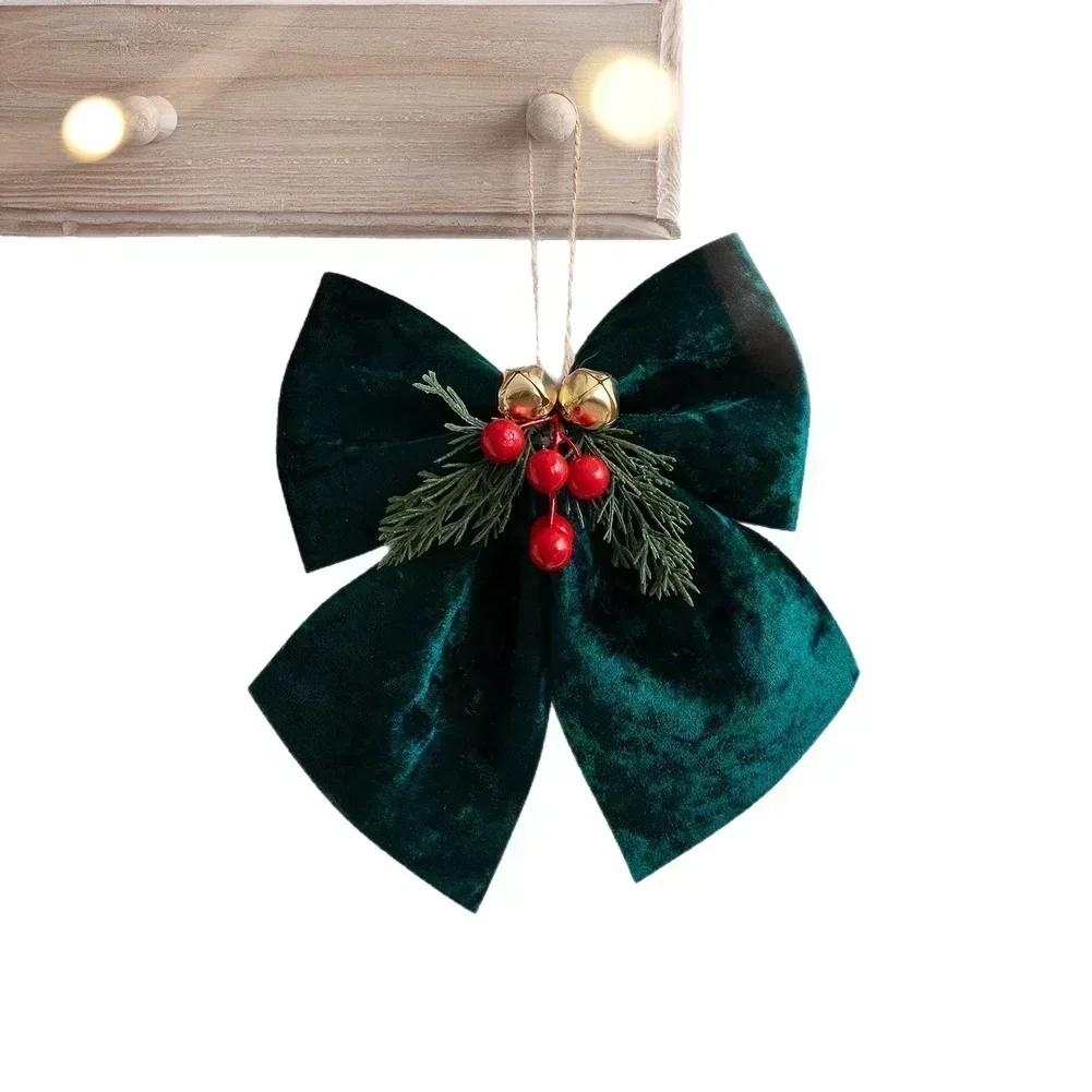 Holiday Tree Decorations Christmas Bow Ornament Christmas Decoration Charming Festive Bow Design Charming Holiday Appeal