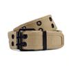 Double Buckle Belt Double Vent Eye Punch Pin Buckle Belt Youth Strong and Durable Jeans Belt