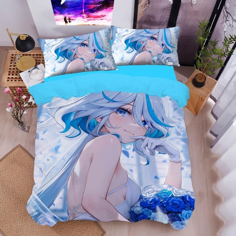 Anime-Charakter,Mikrofaser-Bettwäschesets,Kindergeburtstagsgeschenk mit Reißverschluss,Zimmerdekor,Bettbezug für Teenager,Erwachsene,Bettbezug