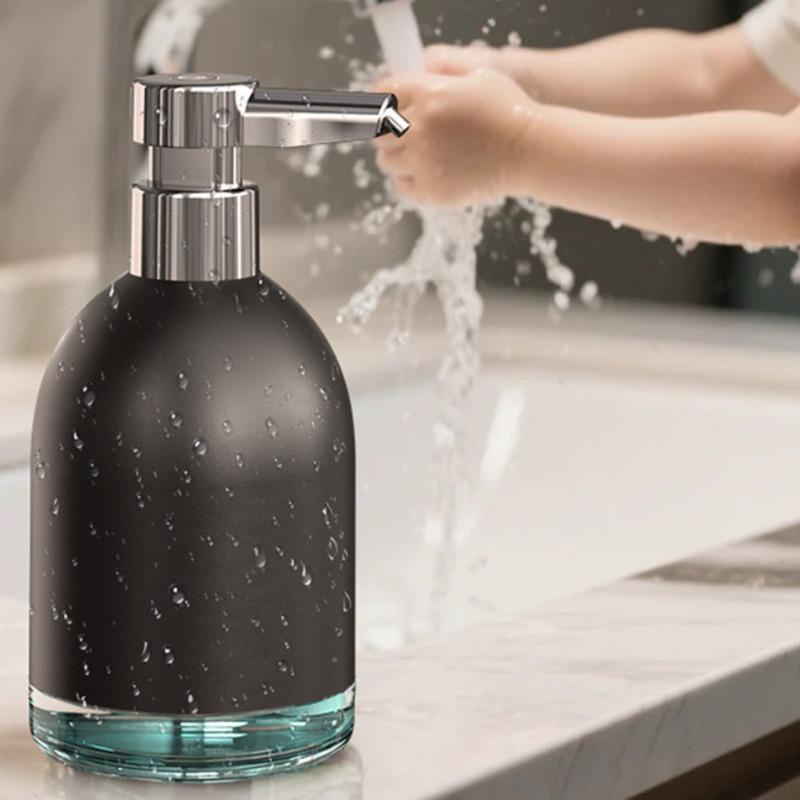320ml Automatic Soap Dispenser 5 Levels, USB Rechargeable for Foam Gel Sanitizer, Kitchen Bathroom Touchless