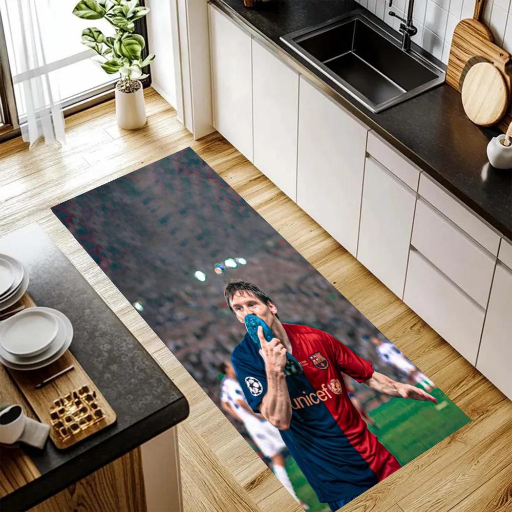 Messi Nonslip Kitchen Mat Floor Carpet Rug For Indoors Outdoors Home Decor Room Supplies Spring Decor