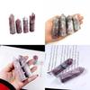 Beautifully Authentic Pink Tourmaline Tower Quartz Crystal Point Wand For Reiki Healing