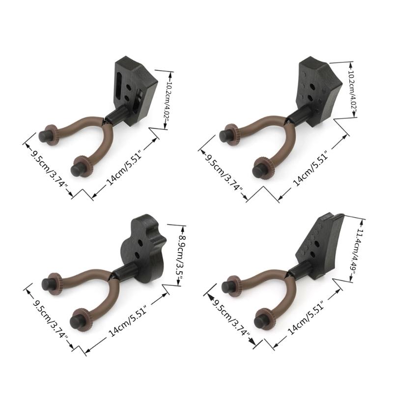 Guitar Wall Hanger,Guitar Wall Mount,Guitar Hanger Wall Hook Holder Stand with Screws,Wood-Guitar Wall Mount Hanger