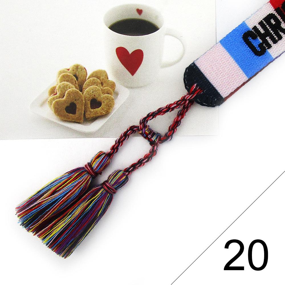 Custom Bohemian Embroidered Bracelet with Tassel and Woven Rope - Handmade Jewelry for Couples and Women