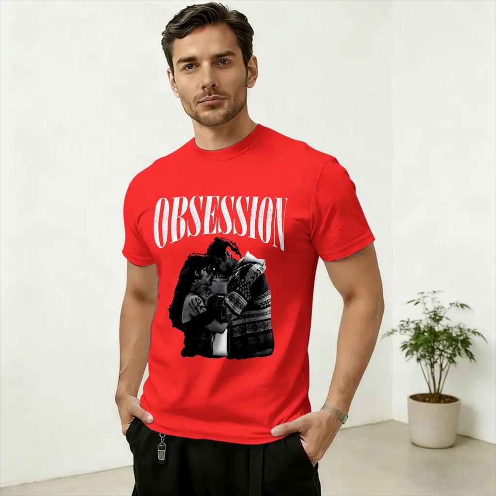 Unisexs Obsession Movie 2026 T Shirt Pure Cotton Tops Vintage Short Sleeve O Neck Tee Shirt New Arrival TShirt