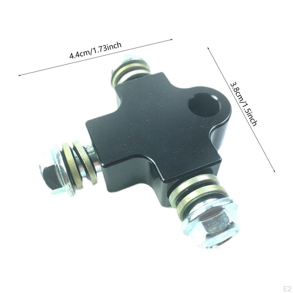 3 Way Brake Oil Hose Connector, Bracket, Modified Triple Adapter for ATV And Off-Road