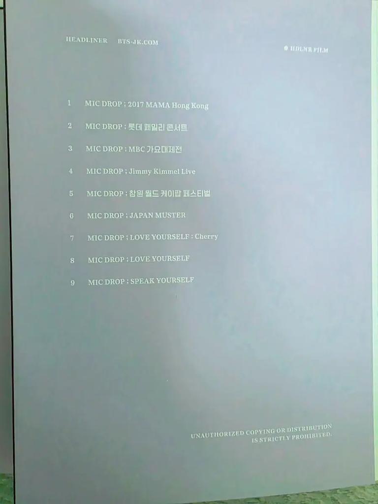 BTS Bangtan Boys Jeongguk Direct Cam Footage A-RT Film DVD Gebraucht