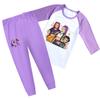 Children's Summer Sports T-shirt And Pants Two-piece Sportswear Set Half-sleeve Printed Suit