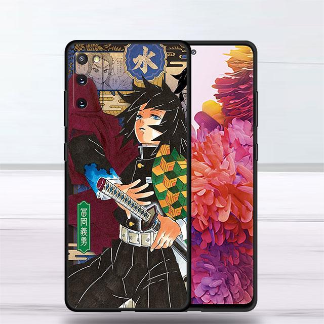 Husa pentru Samsung Galaxy S22 Ultra S20 FE S21 Plus S10 Lite S10e S9 S8 S7 Husa de telefon din silicon Funda moale Demon Slayer Art Fundas