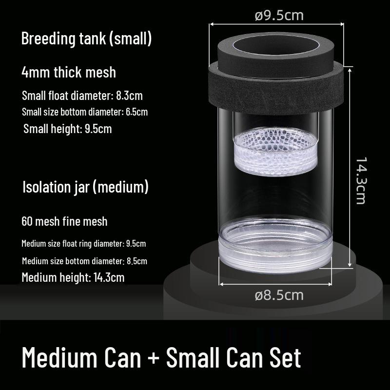 Guppy Breeding Box: Fish Isolation & Hatching Tank for Small Fish Fry & Mother Fish