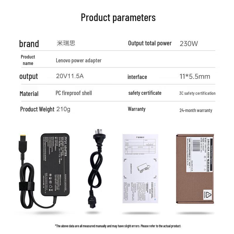 mryc 230W Laptop Charger for Lenovo Legion & Xiaoxin Series