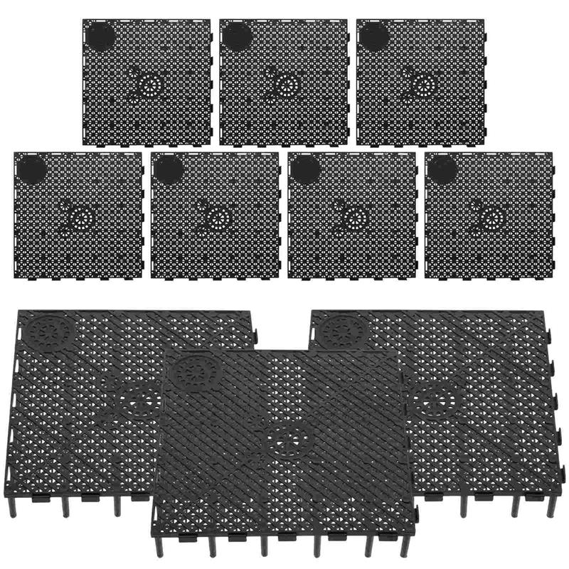

10pcs Aquarium Bottom Grid Plate Fish Tank Bottom Plate Aquarium Undergravel Board Divider Platebottom Tank Pvc Filter 15cm 10pcs чорний