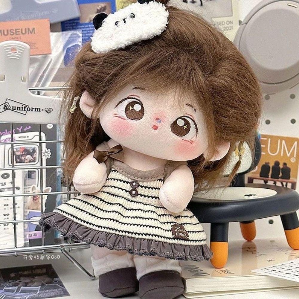 Cartoon Plush Doll Clothes Dress-up Cotton Plush Dolls Skirt 20CM Cotton Doll Clothes Kids Gift
