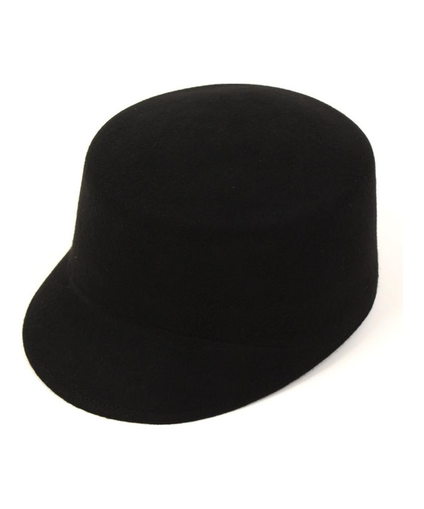 Yunibeosyeolkemiseuteuli Wool Black Riding Cap