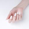Pure White Gel Nail Art Stickers, Half-baked Nail Polish Glue, Full Nail Stickers, Lamp Nail Art Stickers