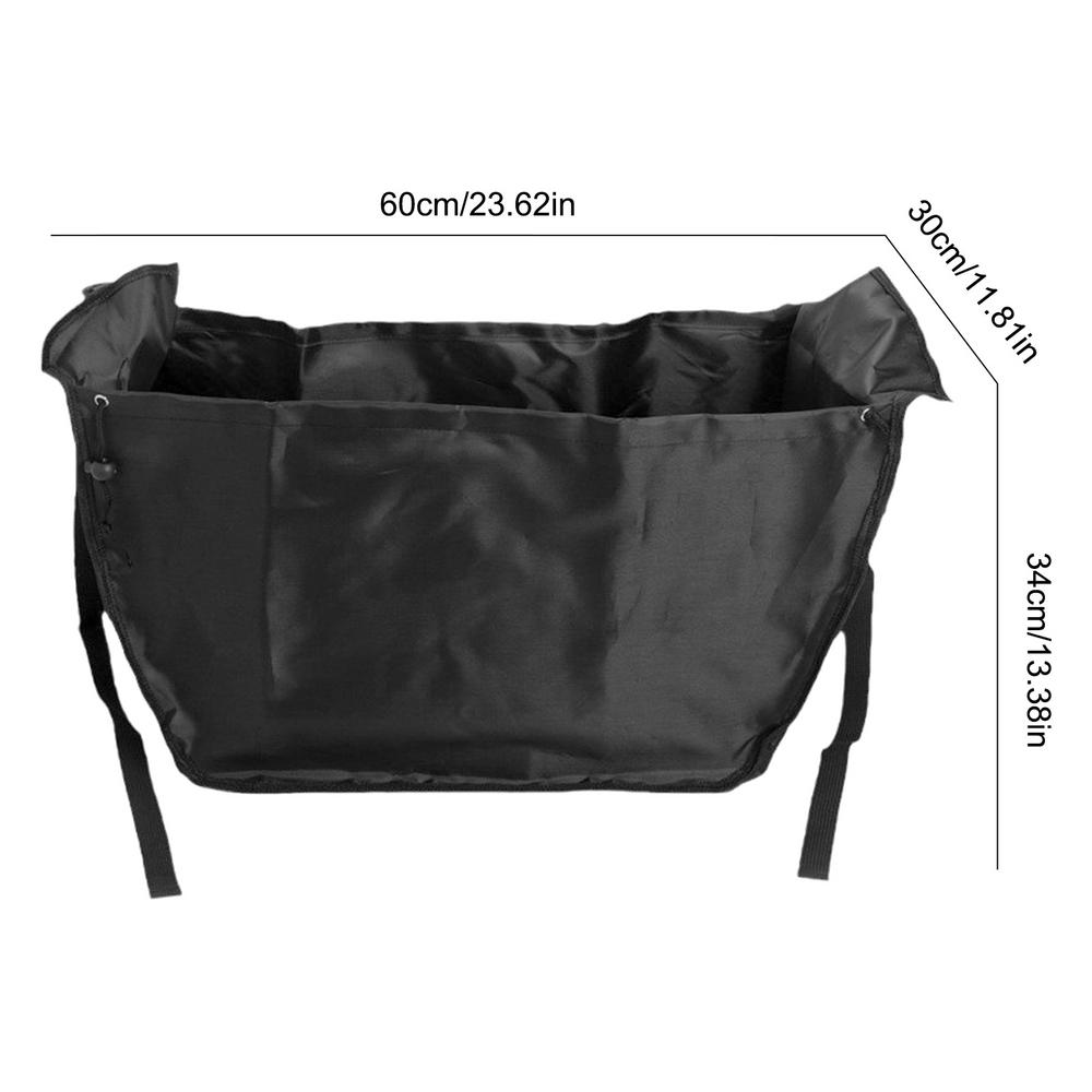 

Органайзер для заднего сиденья автомобиля, сумка для мелочей из ткани Оксфорд, большая вместимость, портативный и складной органайзер для автомобильного сиденья для большинства чёрный