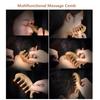 Gua Sha Kamm Sandelholz Ergonomischer Breitzahn Kopfhaut Schaben Massagekamm für Nacken Arme Beine