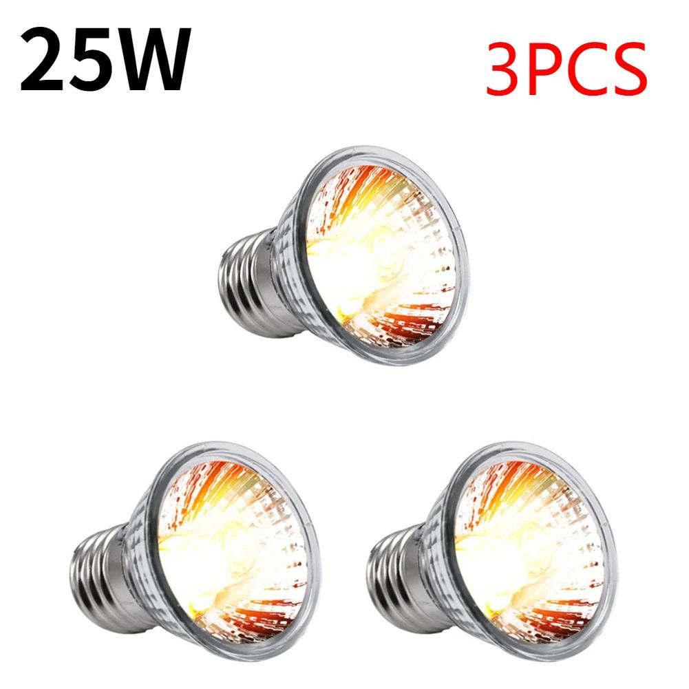 25/50/75W UVA+UVB Reptilienlampenbirne Schildkröten Sonnenbad UV-Lampen Heizlampe Vollspektrum Sonnenlampe für Amphibien Eidechsen