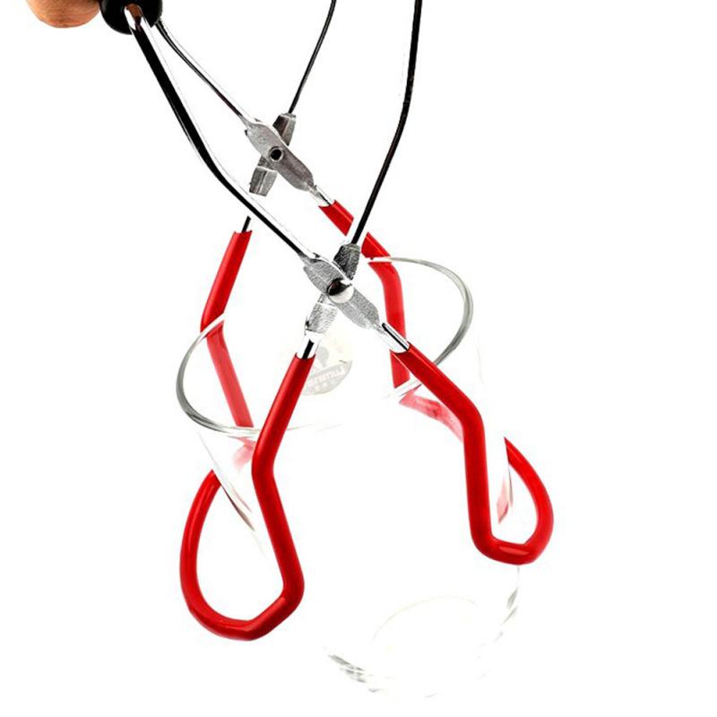 Borcan pentru conserve Tong din oțel inoxidabil Lifter anti-opărire Clip pentru biberon antiderapant pentru borcan acasă