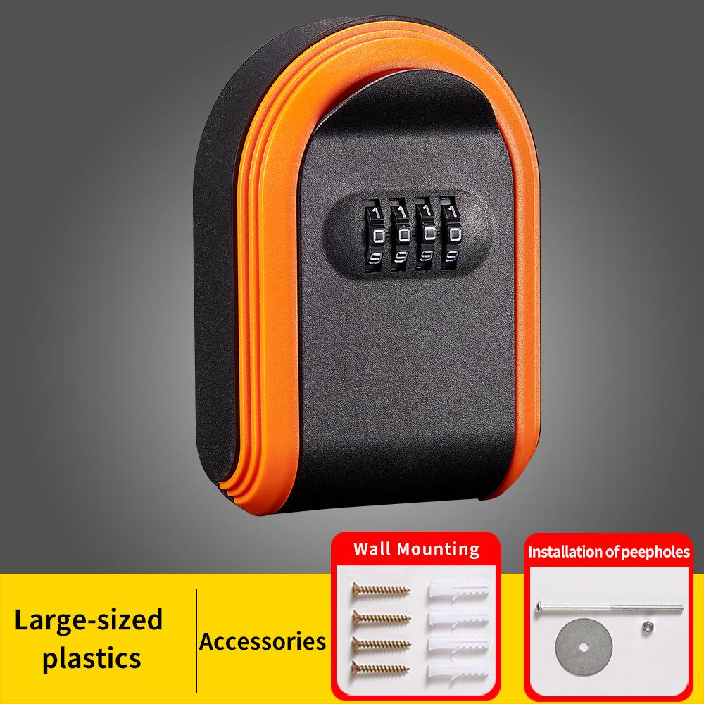 All-Plastic Combination Key Box: Decorative Key Storage Solution