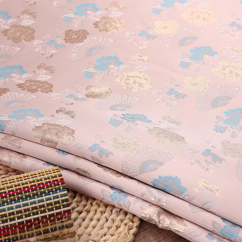 Brocade Jacquard Fabric Satin Children's Clothing Hanfu Clothing Apparel Sewing Fabric Wholesale Cloth Meters Diy Material