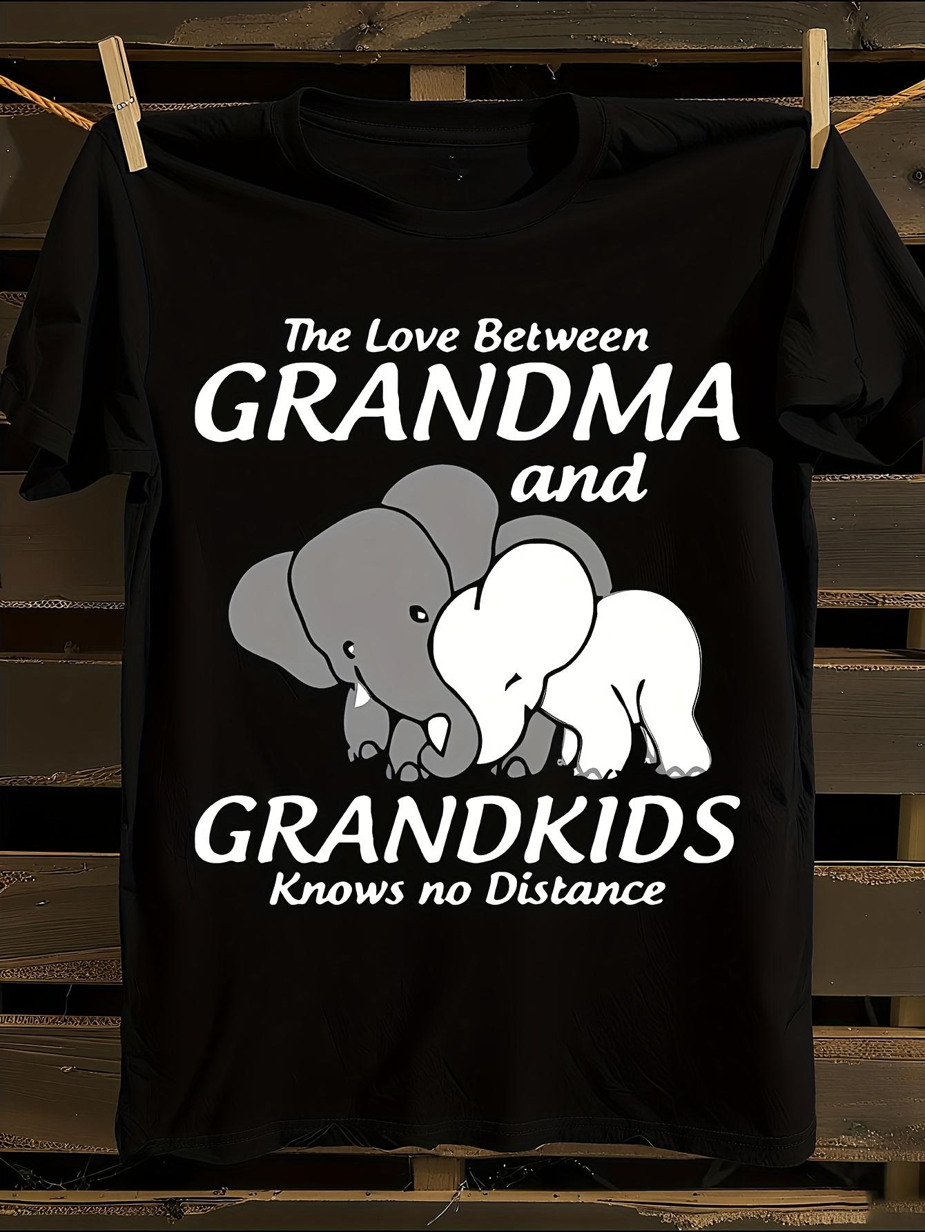 

Funny Grandma & Grandkids Family Bonding T-Shirt Mens Tshirt Womens Tshirts with Letters Print Short Sleeves T-Shirt Casual Street Tee Shirt Top XXXXL