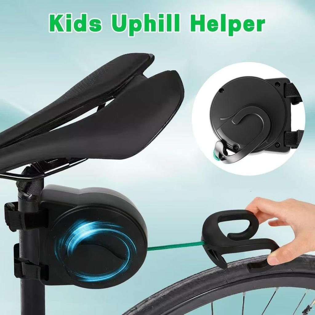 Retractable Bicycle Tow Traction Rope, MTB & Cycling Stretch Pull Strap for Parent-Child Riding, Kids Bike Trailer Tow Rope
