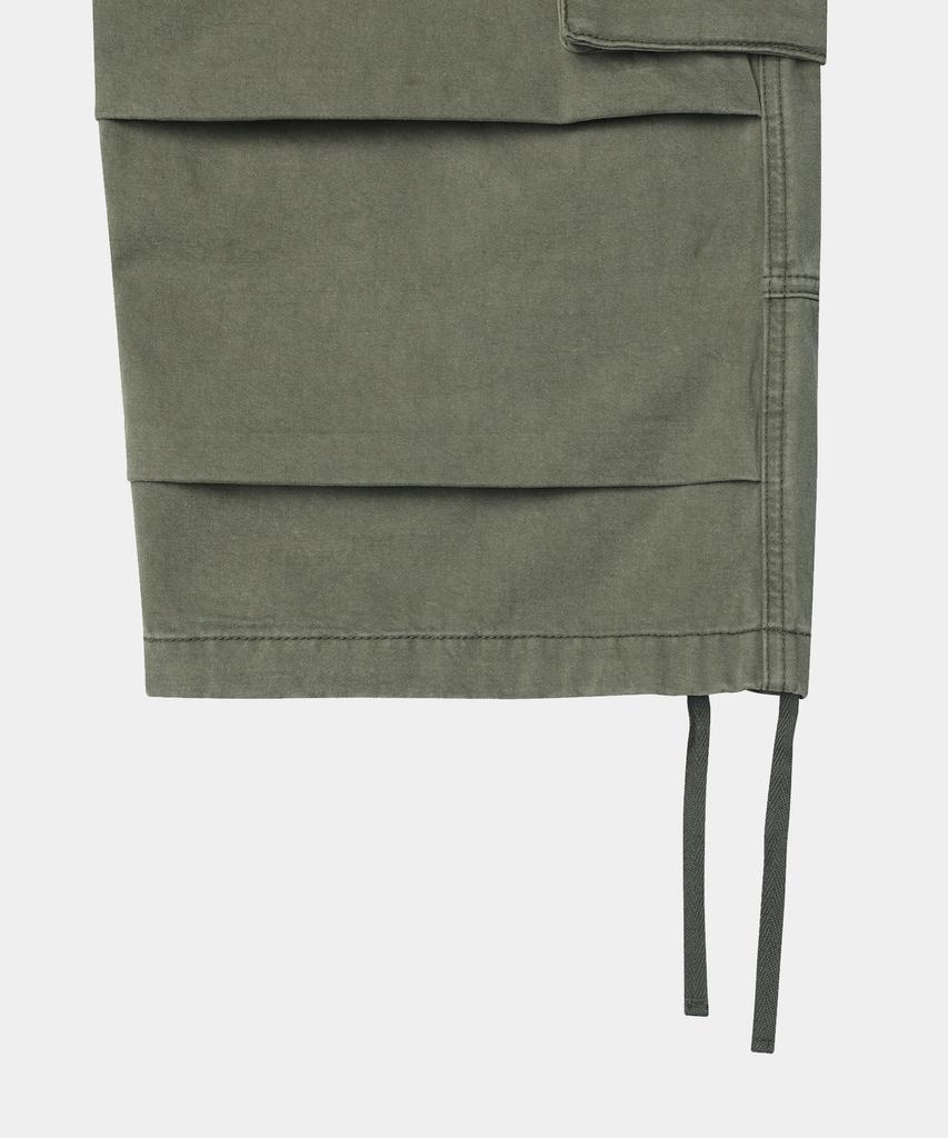 Jou Vintage Military Capri Cargo Pants (Washed Khaki)