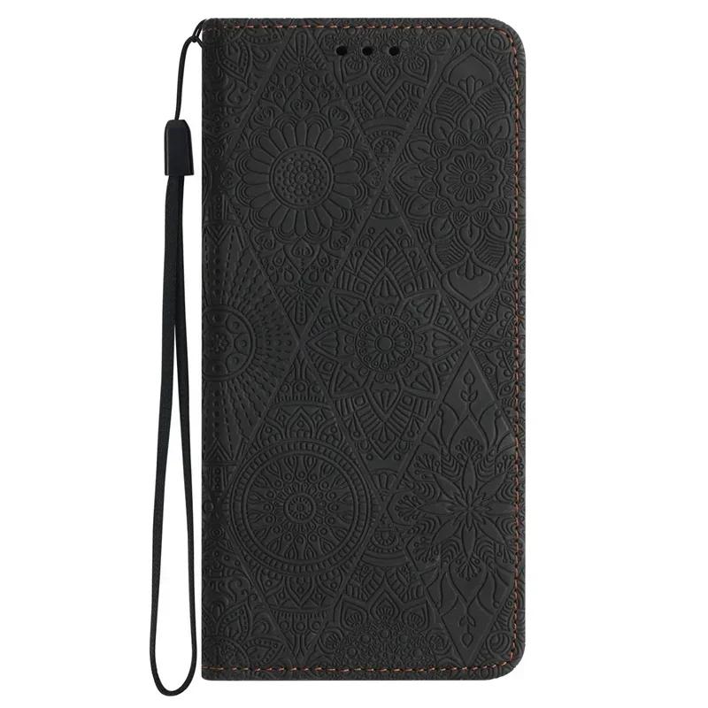 Phone 17 16 Pro Max Vintage Flower Case for IPhone 17 Air 16 15 Plus 14 13 12 11 Pro Max Case Magnetic Leather Wallet Book Cover