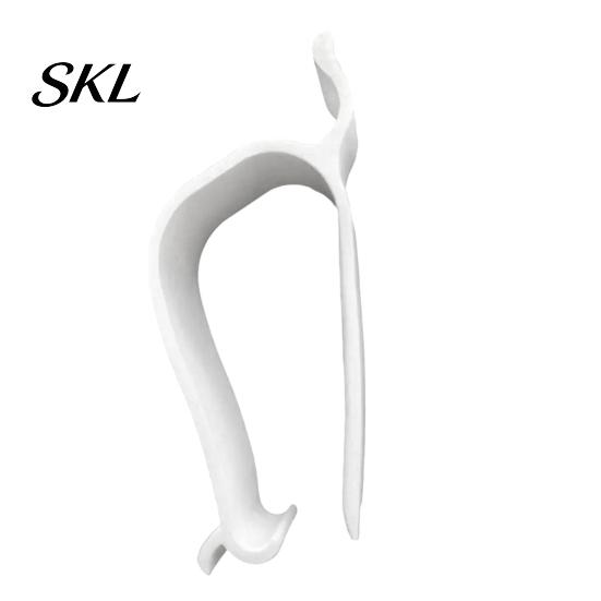 Clip Stabilizzatore di Supporto per Sedile del WC, Morsetti a Clip Senza Foratura, Morsetto di Fissaggio Stabile, Installazione Facile, Alzalucido, per Bagno di Casa