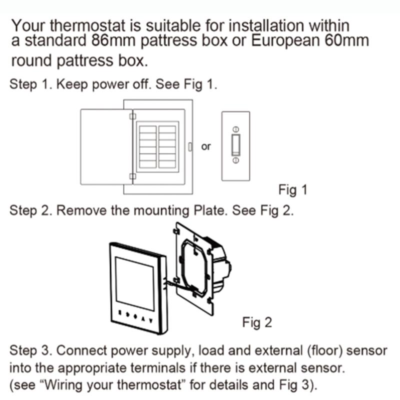 WIFI For Electric/Water/Gas Boiler Floor Heating Thermostat Smart Touch Screen LCD Display Temperature Controller with Alexa/Google Home