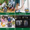 Multifunctional Outdoor Folding Basket with Drawstring Bag Portable Camping Picnic Beach Garden Basket