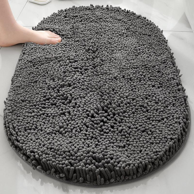 1 PCS Bathroom Rug Mat Non Slip Quick Dry Bath Mats Extra Thick and Super Absorbent Bath Rugs Microfiber Chenille Shower Carpet