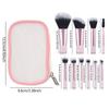 Amazon Convenient 10 RT Makeup Brush Set with Mesh Bag Eyeshadow Brush Loose Powder Brush Beginner Tools