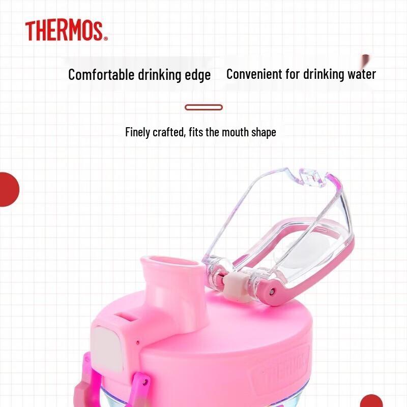 THERMOS Tritan Plastic Shaker Sports Water Bottle 500ml