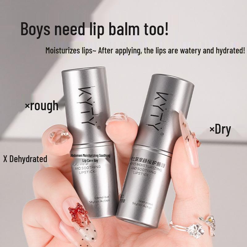 KYTY Men's Hydrating and Soothing Lip Balm - Soft, Smooth, Anti-Cracking, Non-Greasy for Autumn and Winter.