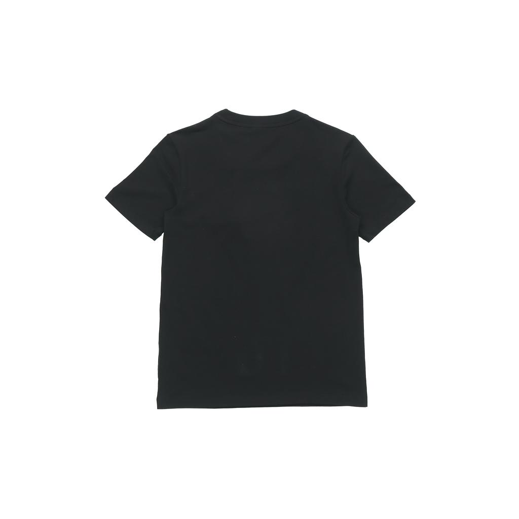 Adidas Originals Trefoil Tee Color Block Logo Print Sports American Vintage Crew Neck Short Sleeve T-Shirt Women Tops Black FM3311