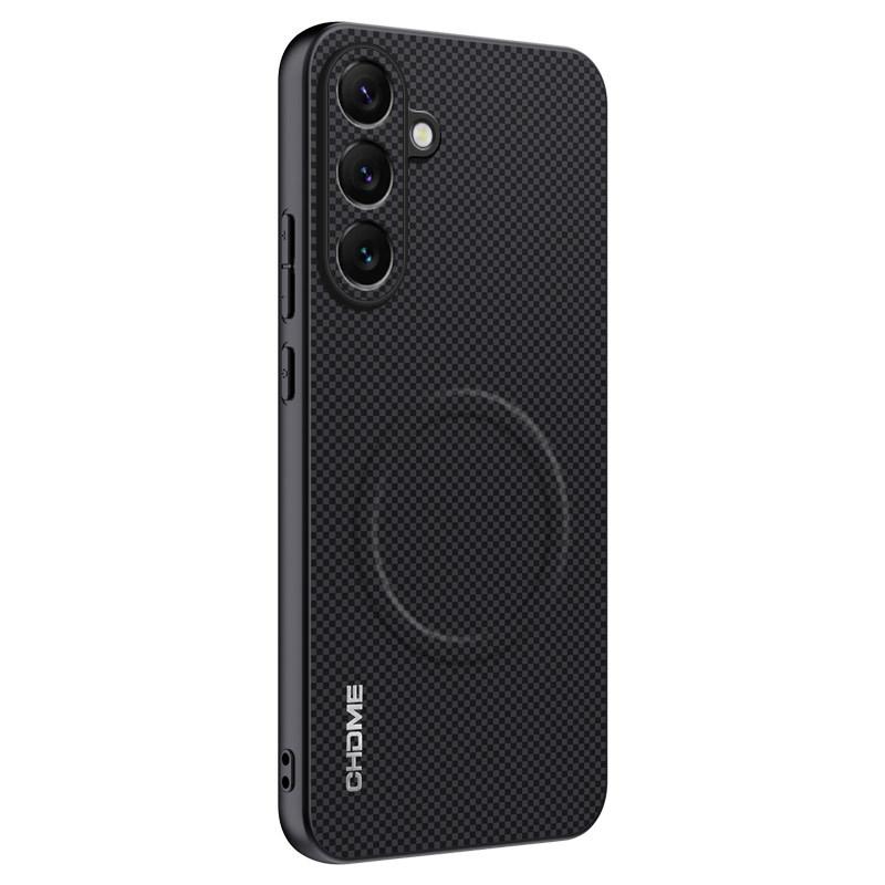 Applicable to Samsung A57 mark pattern magnetic mobile phone case A37 matte A17 leather pattern A56 anti-drop A36 protective case