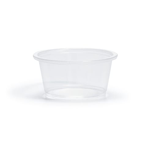 Edogawa Bussan Mini Cups, 2 Oz (59 Ml), Clear, Pack of 100, MCB200