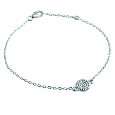 [K7799] - Silver Bracelet 'Choregraphie' Silver (rhodium Plated) - 7 Mm