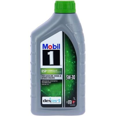 Engine Oil 5W-30 ESP Synthetic - MOBIL 1 - Formula-P - 5L Can - High Performance Anti-pollution