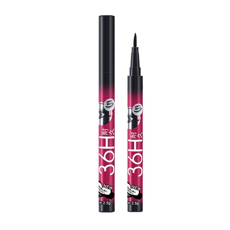 1pc Smudge & Waterproof Black Liquid Eyeliner Pen - Beginner Friendly, Long-Lasting Eye Makeup