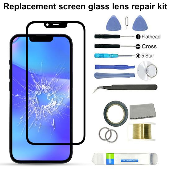 Professional Accurate Phone Front Glass Lens Screen Replacement for iPhone 13/13 Mini/13