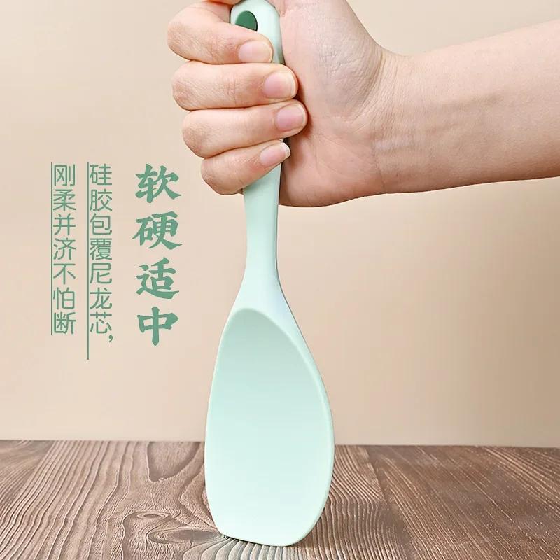 Kitchen Accessories Cooking Kitchen Set Cookware Sets, 5pcs Set Food Grade Silicone Spatula, Kitchen Slotted Spoon, Rice Spoon