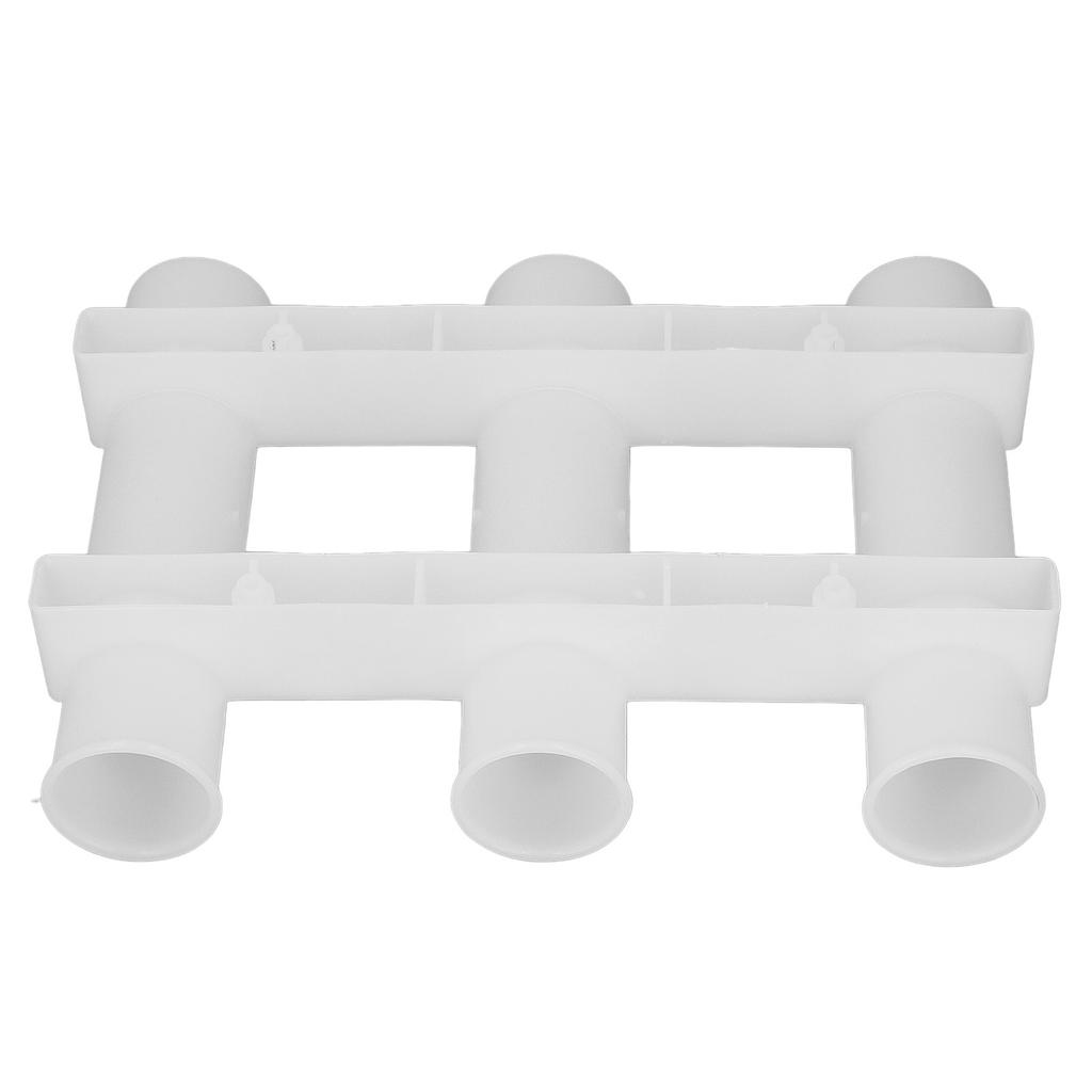 Fishing Rod Holder ABS 3 Tubes Rod Rack Bracket Fishing Accessories for Freshwater Seawater Kayak Yacht