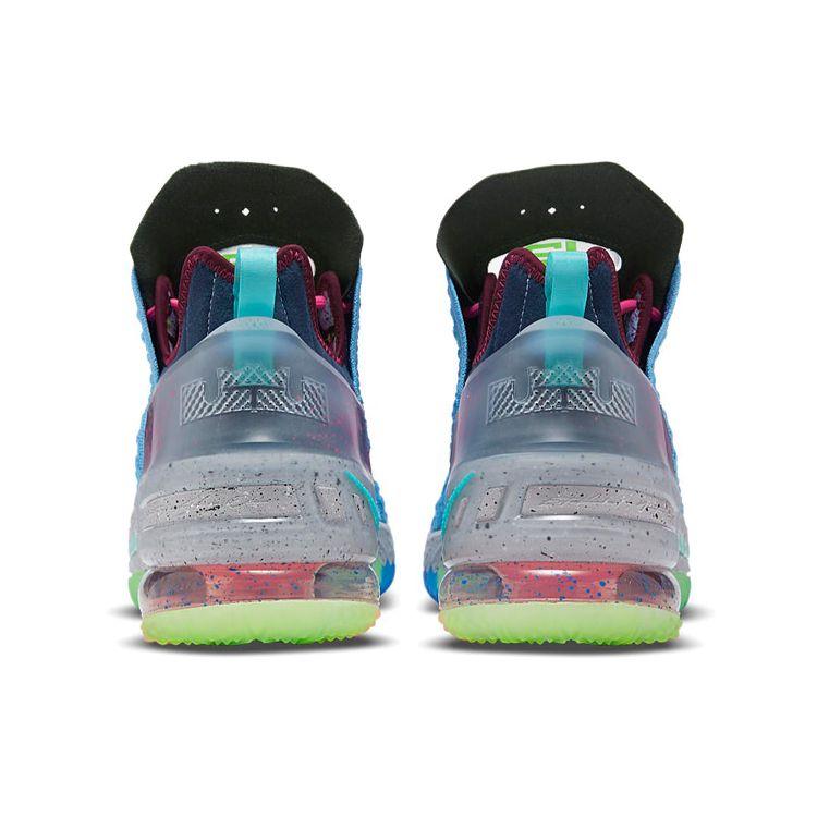 Nike LeBron 18 EP Best Of 1-9 Men Sneakers Multi-Color University-Blue Metallic-Gold DM2814-400