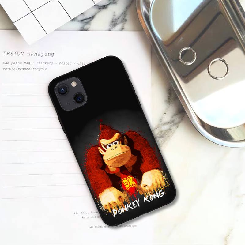 

Чехол для телефона RUICHI Game Cartoon Donkey Kong для iPhone 11 12 Mini 13 Pro XS Max X 8 7 6s Plus 5 SE XR Shell iPhone11PRO