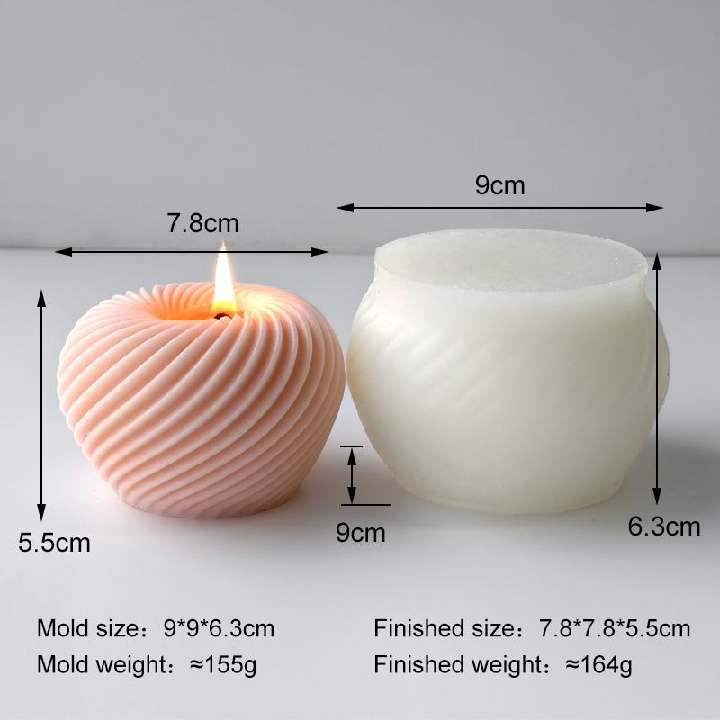 

3D Форма для силиконовой свечи «Рождественское яблоко» Ручная работа Аромагипс Смола Форма для украшений Яблоко Рождественская форма для изготовления свечей