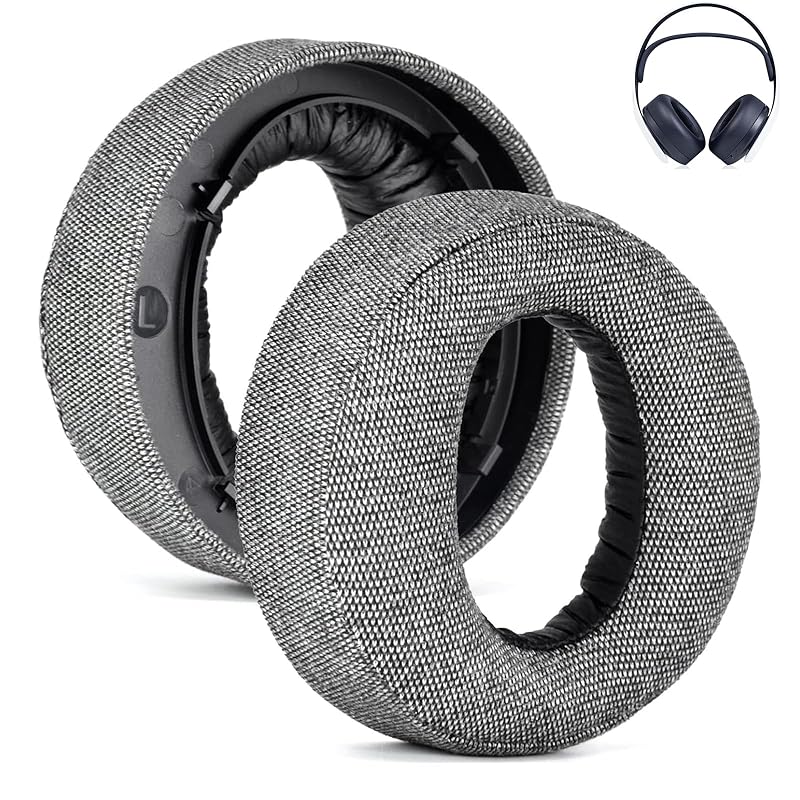 

PS5 PULSE Applies to 3D ear pads ear cushion headphone pad replacement ear pads compatible ear pads cotton linen 1 set